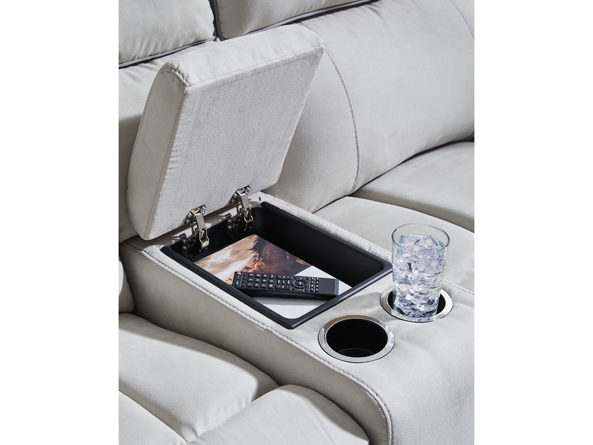 Grafton Pike 3-Piece Dual Power Reclining Modular Loveseat with