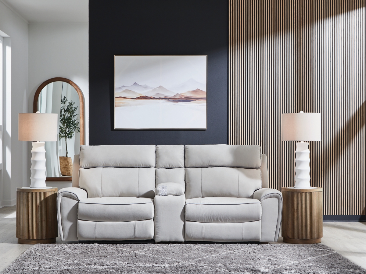 Grafton Pike 3-Piece Dual Power Reclining Modular Loveseat with