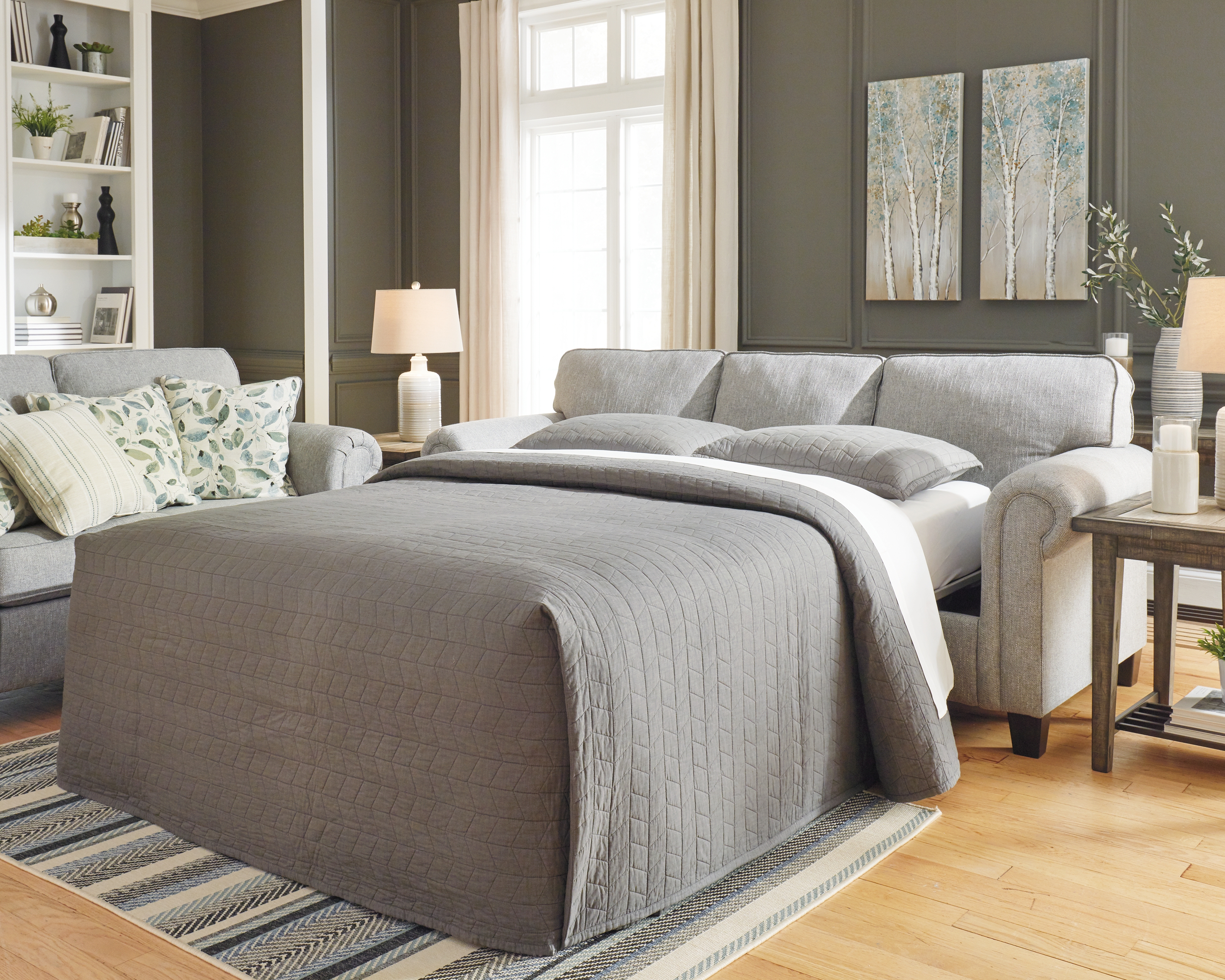 Alandari store gray sofa