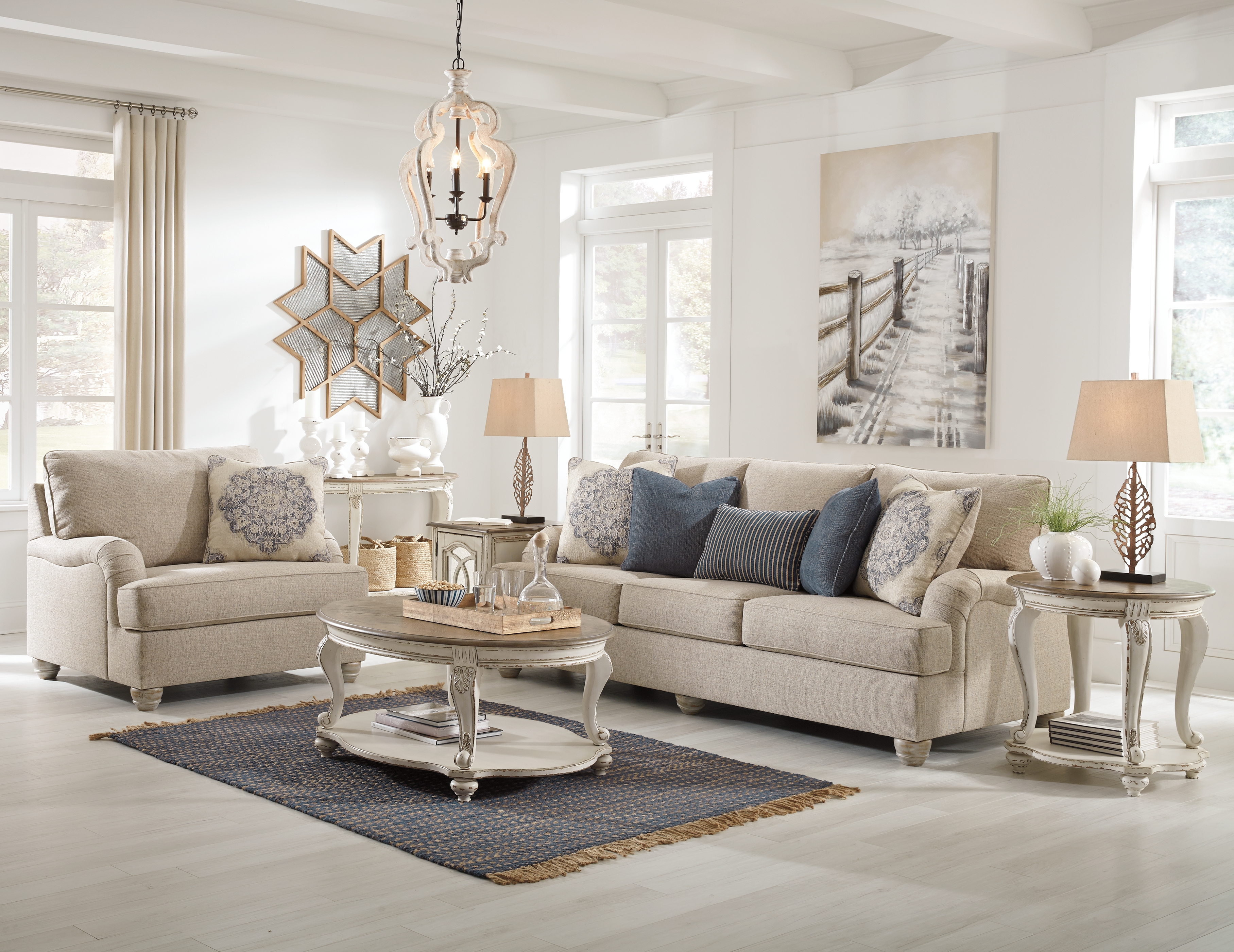 Dandrea sofa store and loveseat