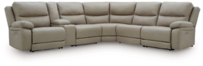 Brannigan 6-Piece Reclining Sectional with Storage Console, , large