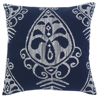 Embroidered Pillow and Insert, , large