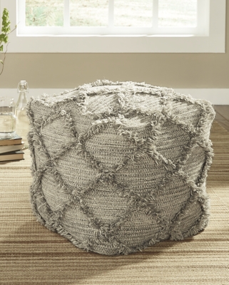 Adelphie Pouf, Gray