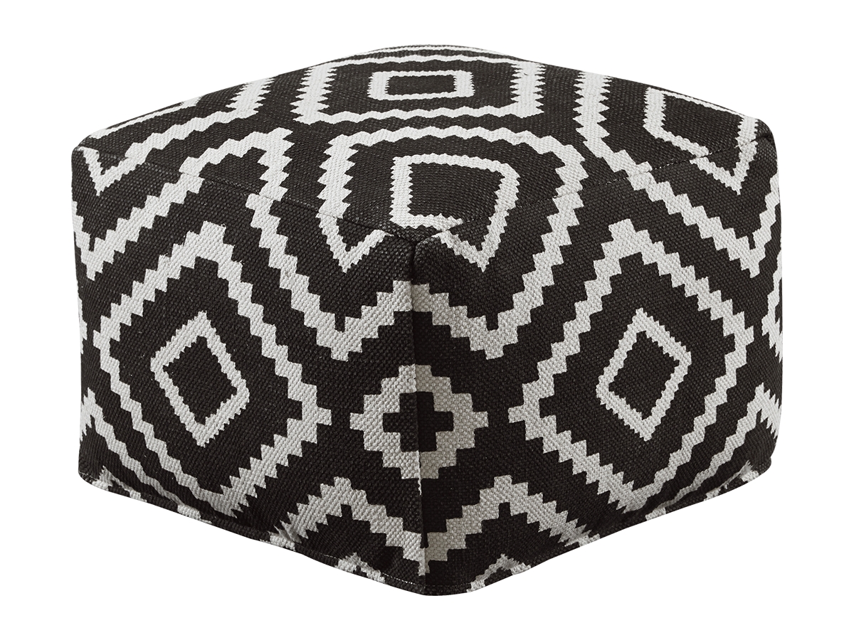 Geometric Pouf | Ashley Geometric Pouf | Ashley