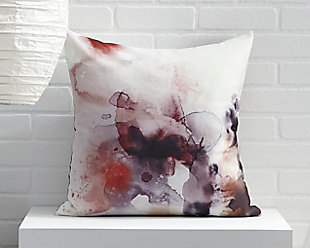 Dabble in the delightful. Accent pillow's wonderous watercolors bring an ethereal element to your space. Abstract art's floating-on-air mood captures the imagination.Polyester cover | Soft polyfill | Imported | Spot clean