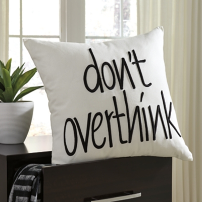 Don't Overthink Pillow, , large