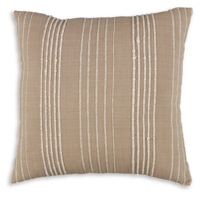 Signature Design by Ashley® Benish 4-Piece Tan/Brown/White Throw Pillow Set, Becker Furniture