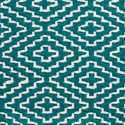 Swatch color Teal/Ivory 