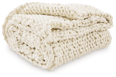 Chaddon Throw, Ivory, large
