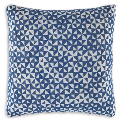 Outdoor Pillows with Insert Blue Geometric Patio Accent Throw Pillows –  Fabritones