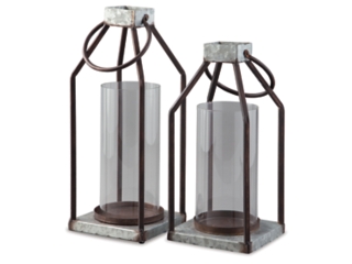 Diedrick Indoor/Outdoor Lantern (Set of 2)