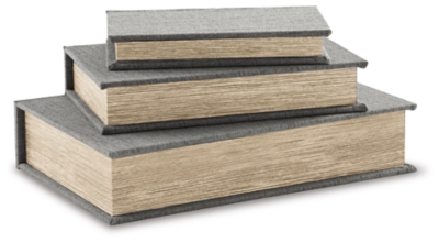 Jolina Box (Set of 3), Gray, large