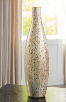 Plawite Large Vase, Antique Silver Finish