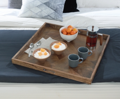 Heddford Tray, Brown