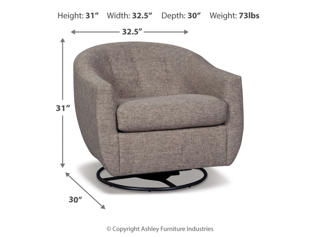 Upshur Accent Chair - Taupe