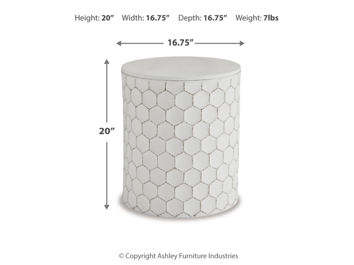 Polly Stool - White