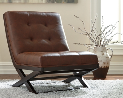 Sidewinder Accent Chair, Brown, large