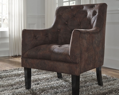 Drakelle Accent Chair, Mahogany, large