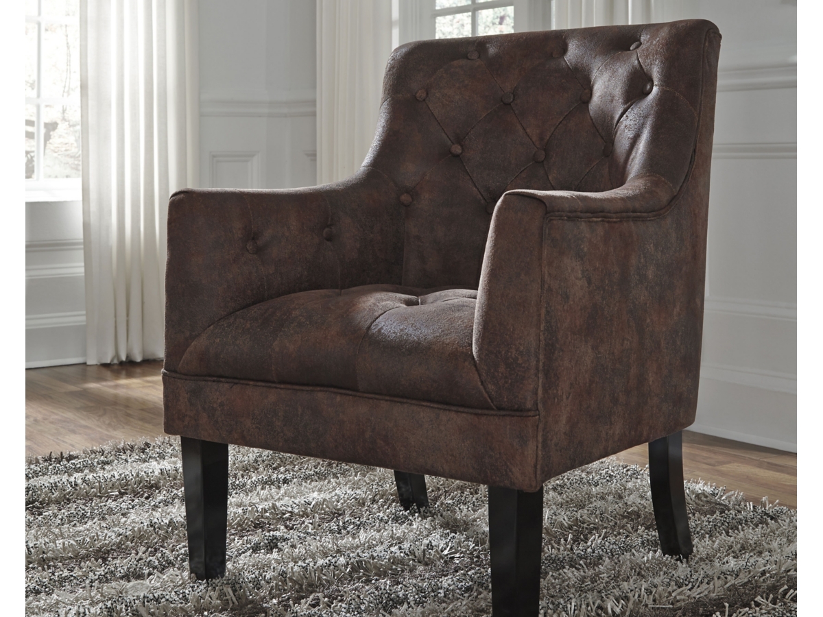 Drakelle Accent Chair - Mahogany