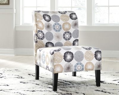 Triptis Accent Chair, Gray/Tan, large