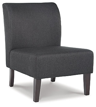 Triptis Accent Chair, Charcoal Gray, large