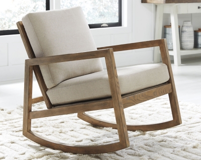 novelda rocker accent chair | ashley furniture homestore