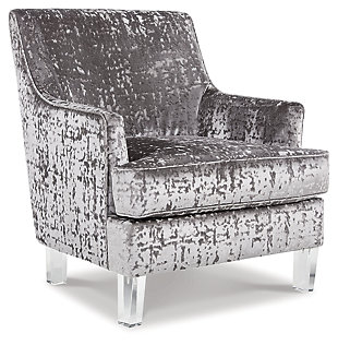 Gloriann Accent Chair, Pewter, large