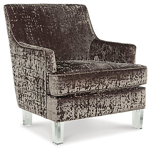 Gloriann Accent Chair, Charcoal, large