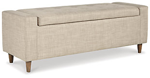 Winler Upholstered Accent Bench, , large