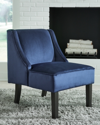Janesley Accent Chair, Navy, large