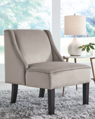 Janesley Accent Chair, Taupe, large