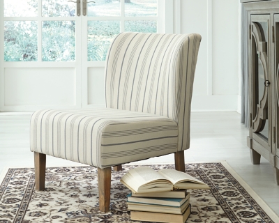 Triptis Accent Chair, Cream/Blue, rollover