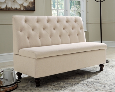 gwendale storage bench  ashley furniture homestore