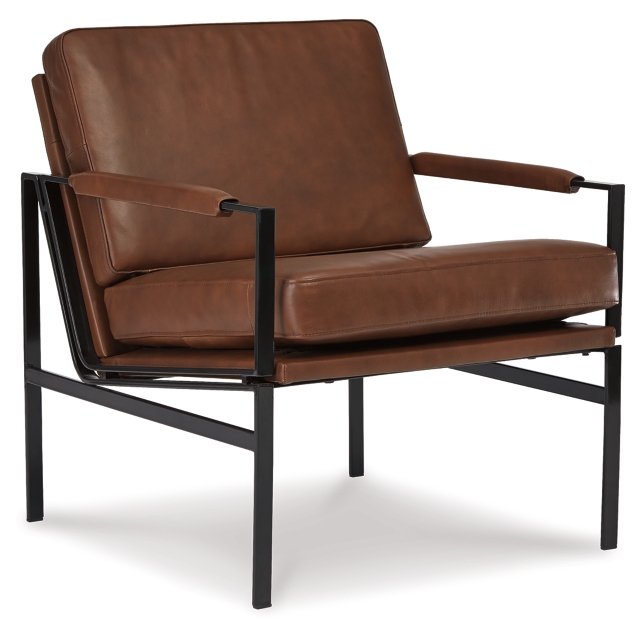 Puckman Leather Accent Chair