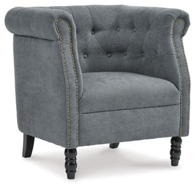 Jacquelyne Accent Chair, Slate Blue, large