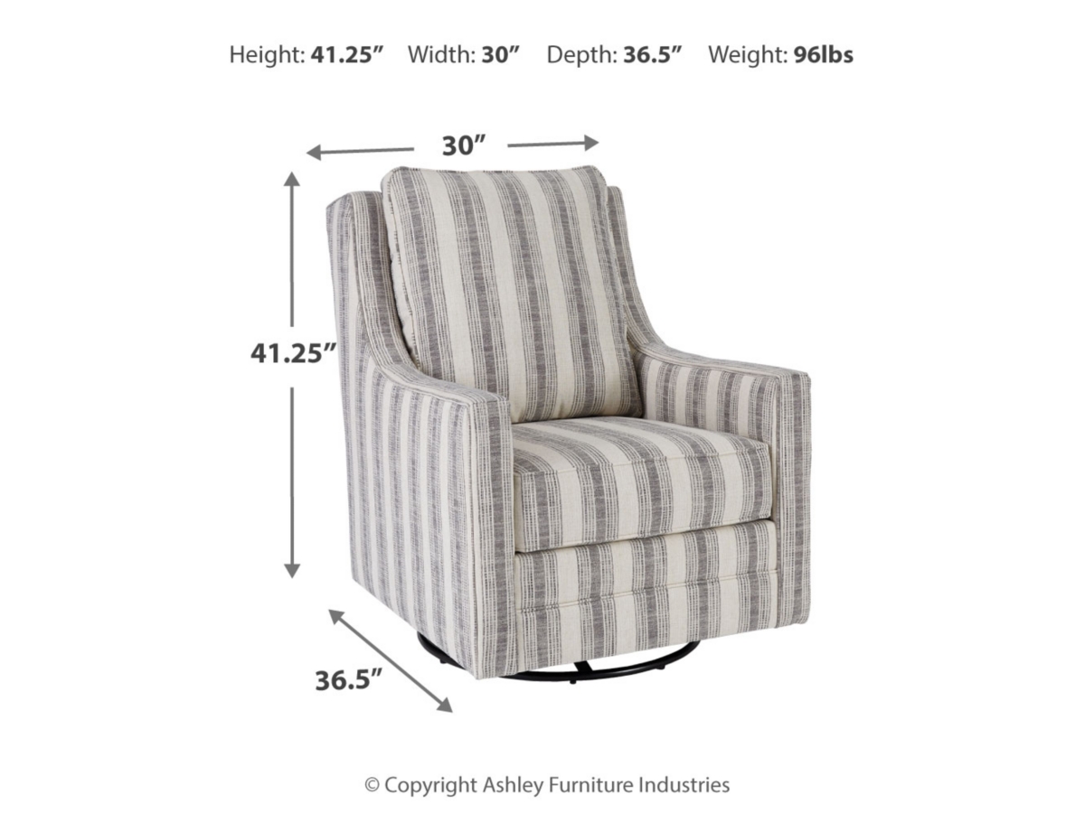 Kambria Swivel Glider Accent Chair | Ashley
