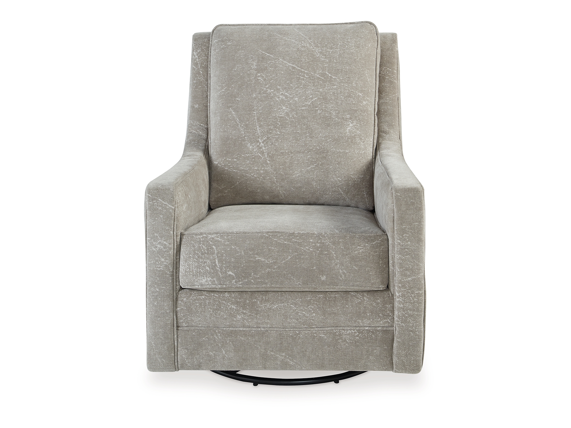 Image 1 of Kambria Swivel Glider Accent Chair Pebble 