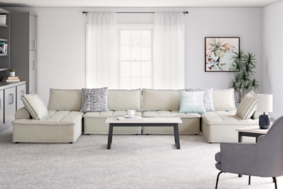 Bales 6-Piece Modular Seating, Taupe, rollover
