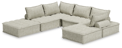 Bales 6-Piece Modular Seating, Taupe, rollover