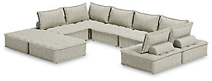 Bales 8-Piece Modular Seating, Taupe, rollover