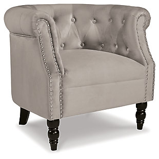 Deaza Accent Chair, Taupe, large