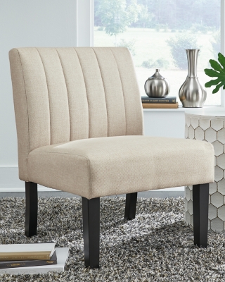 Hughleigh Accent Chair, Beige, rollover