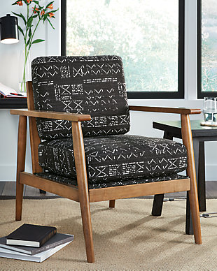Bevyn Accent Chair, Charcoal, rollover