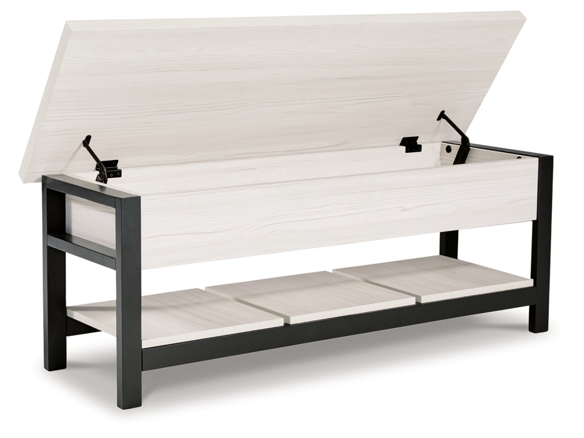 Ashley furniture shoe bench deals