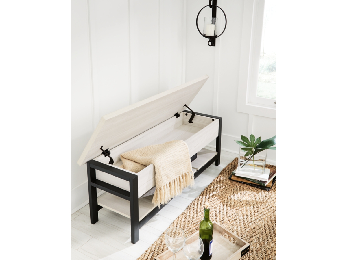 Ashley furniture bedroom storage bench hotsell