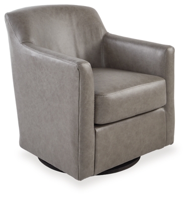 Belfield Top Grain Leather Swivel Chair