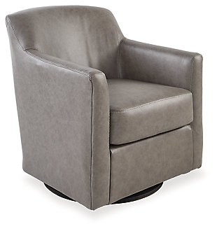 Bradney Swivel Accent Chair, Fossil, large