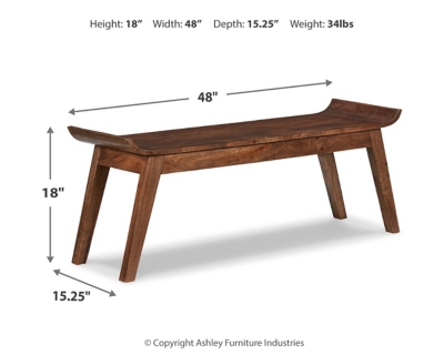 Abbianna Accent Bench, , large