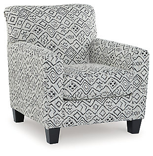 Hayesdale Accent Chair, Black/Cream, large