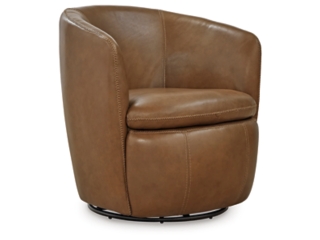 Kierreys Leather Swivel Chair